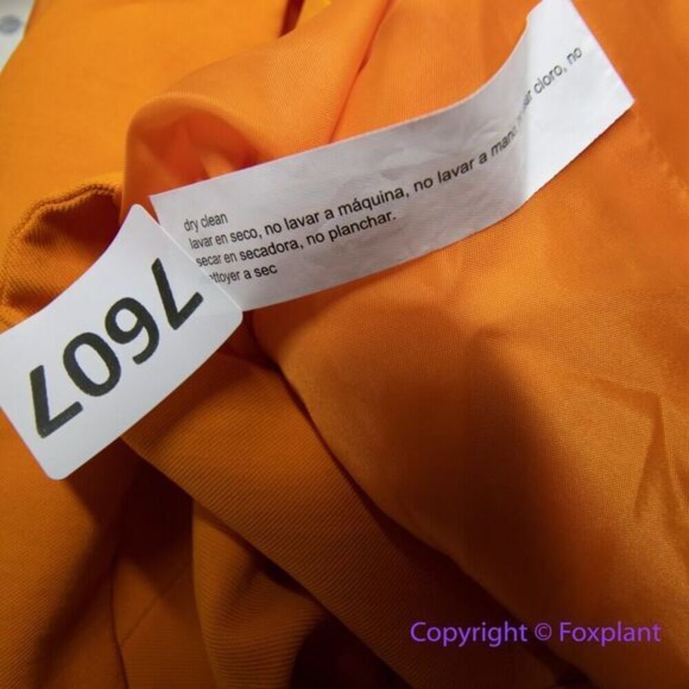 Eloquii Orange Long‎ Sleeve Blazer With Pockets Plus Size 14 - Picture 14 of 14